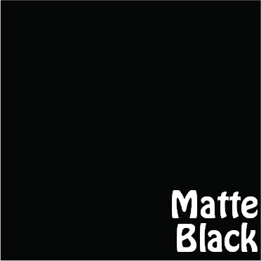 Matte Black 651 Permanent Vinyl 12"