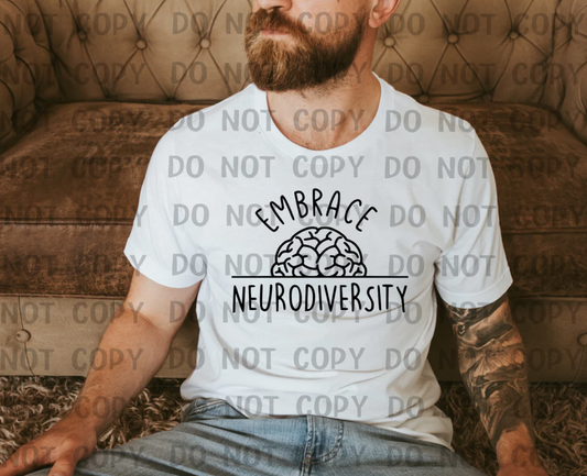 Screen Print- Embrace Neurodiversity - Adult
