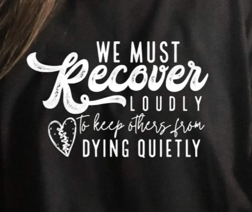 Screen Print- Recover - Adult