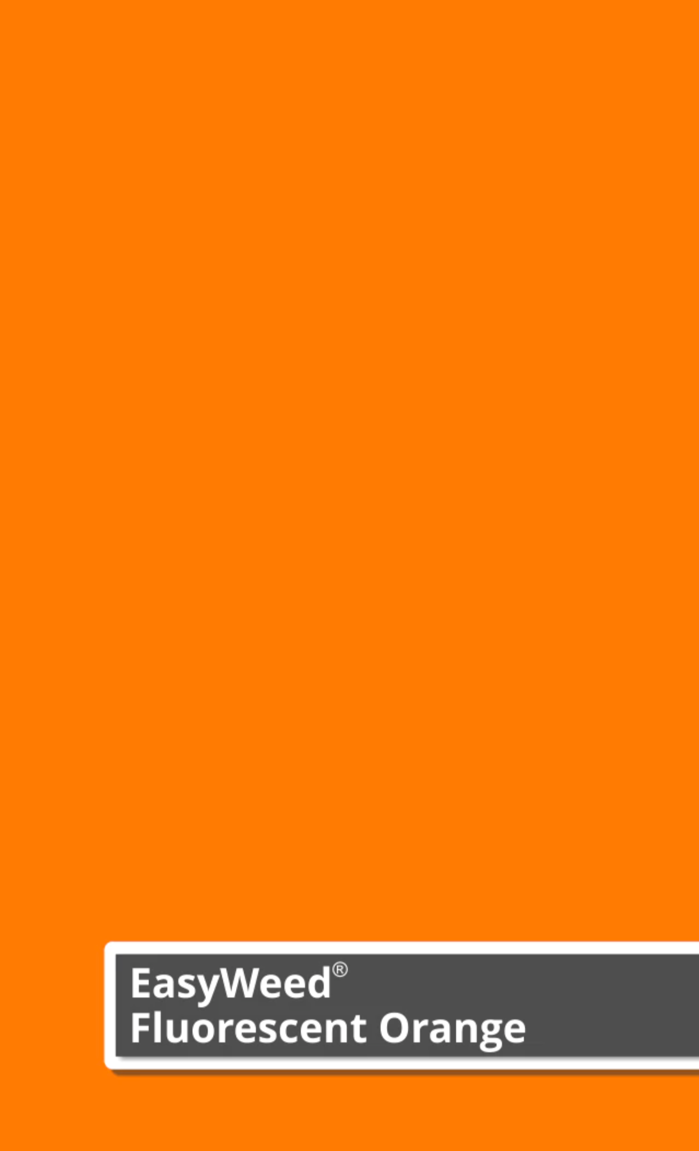 Fluorescent Orange Siser Easyweed 12" Wide