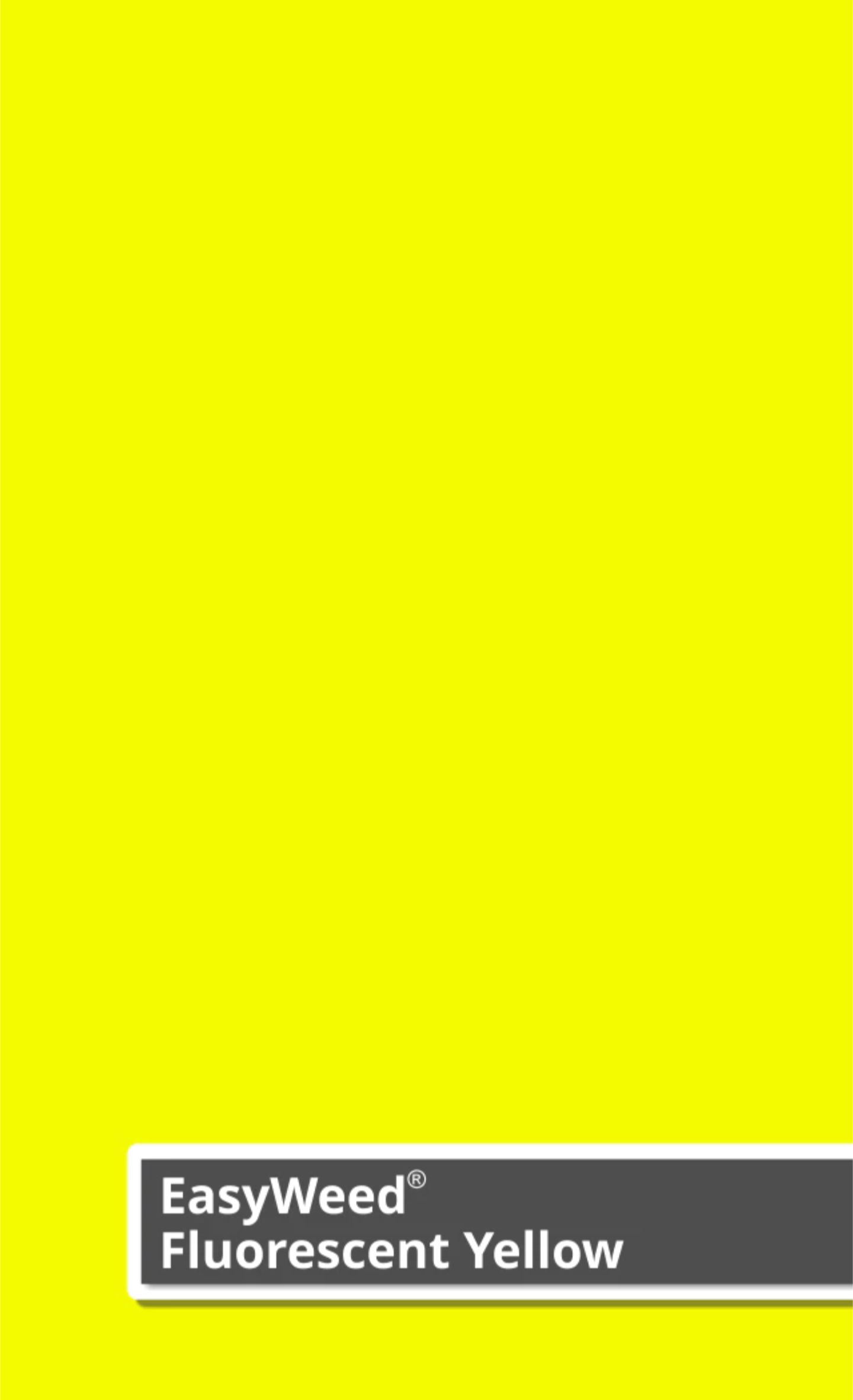 Fluorescent Yellow Siser Easyweed 12" Wide