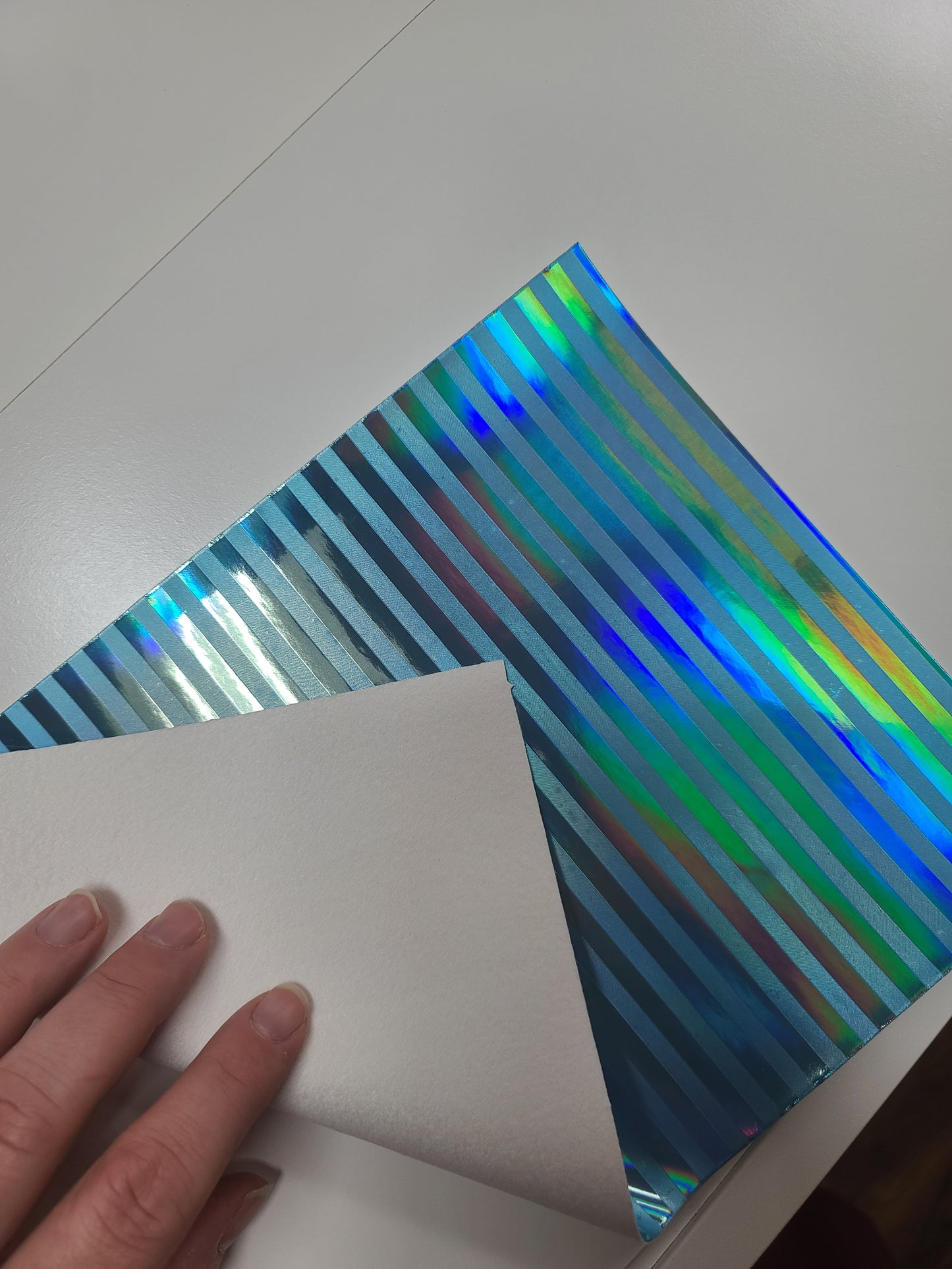 Reflective Striped Fabric Sheets
