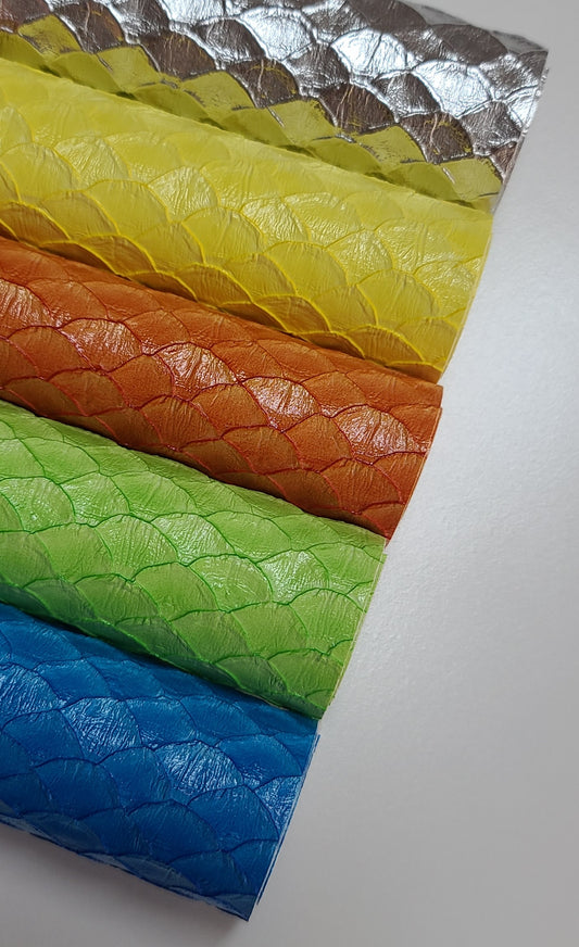 Textured Scales Fabric Sheet