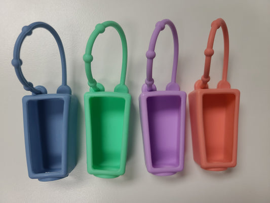 Silicone Sanitizer Holders - comes with empty bottle