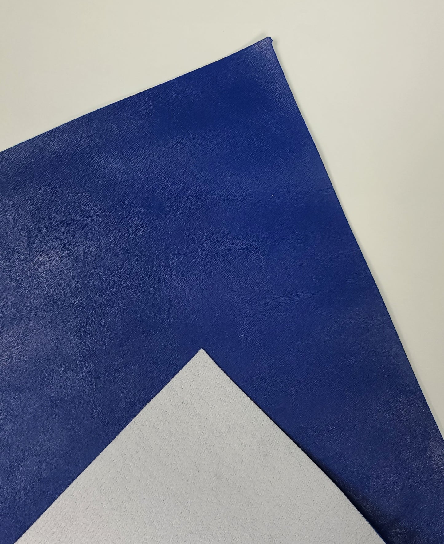 Royal Blue Solid Slightly Textured Faux Leather