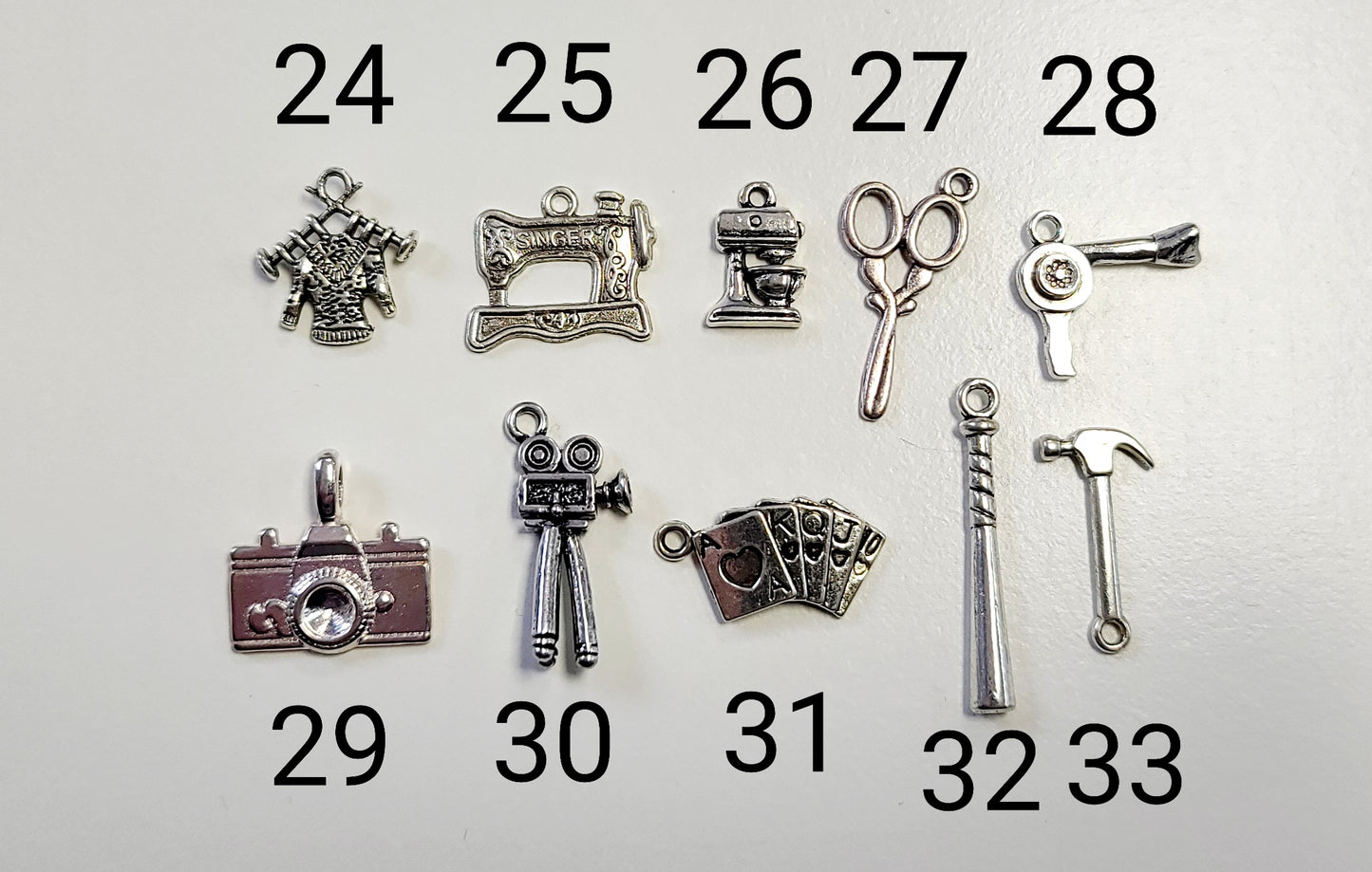 Charms for jewellery making