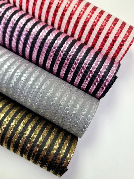 Textured Stripe Fabric Sheet