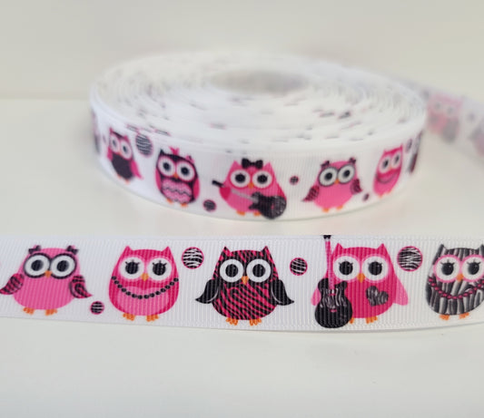 Owl Print Ribbon