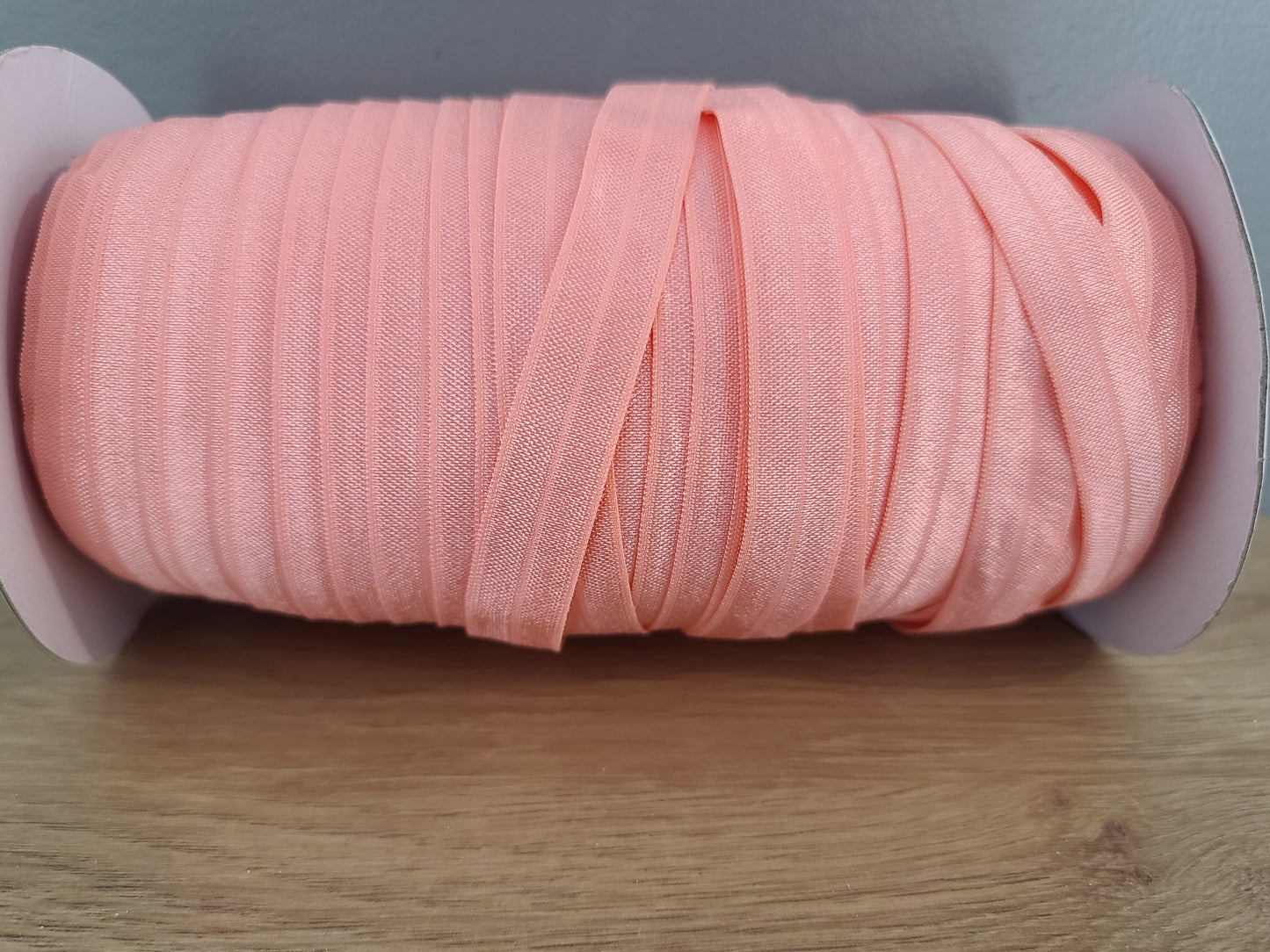 5/8" Solid Colour Fold Over Elastic - sold by the yard