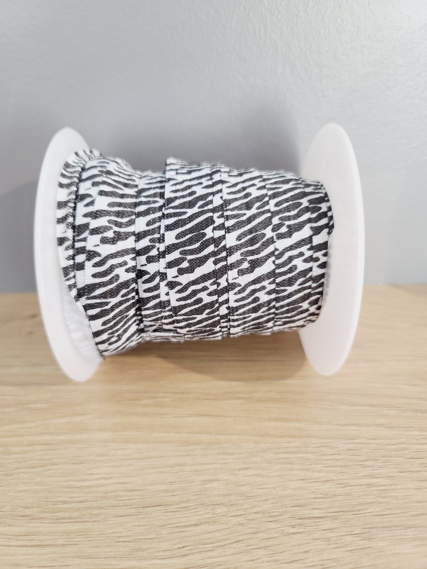 5/8" Animal Print Fold Over Elastic (sold by the yard)