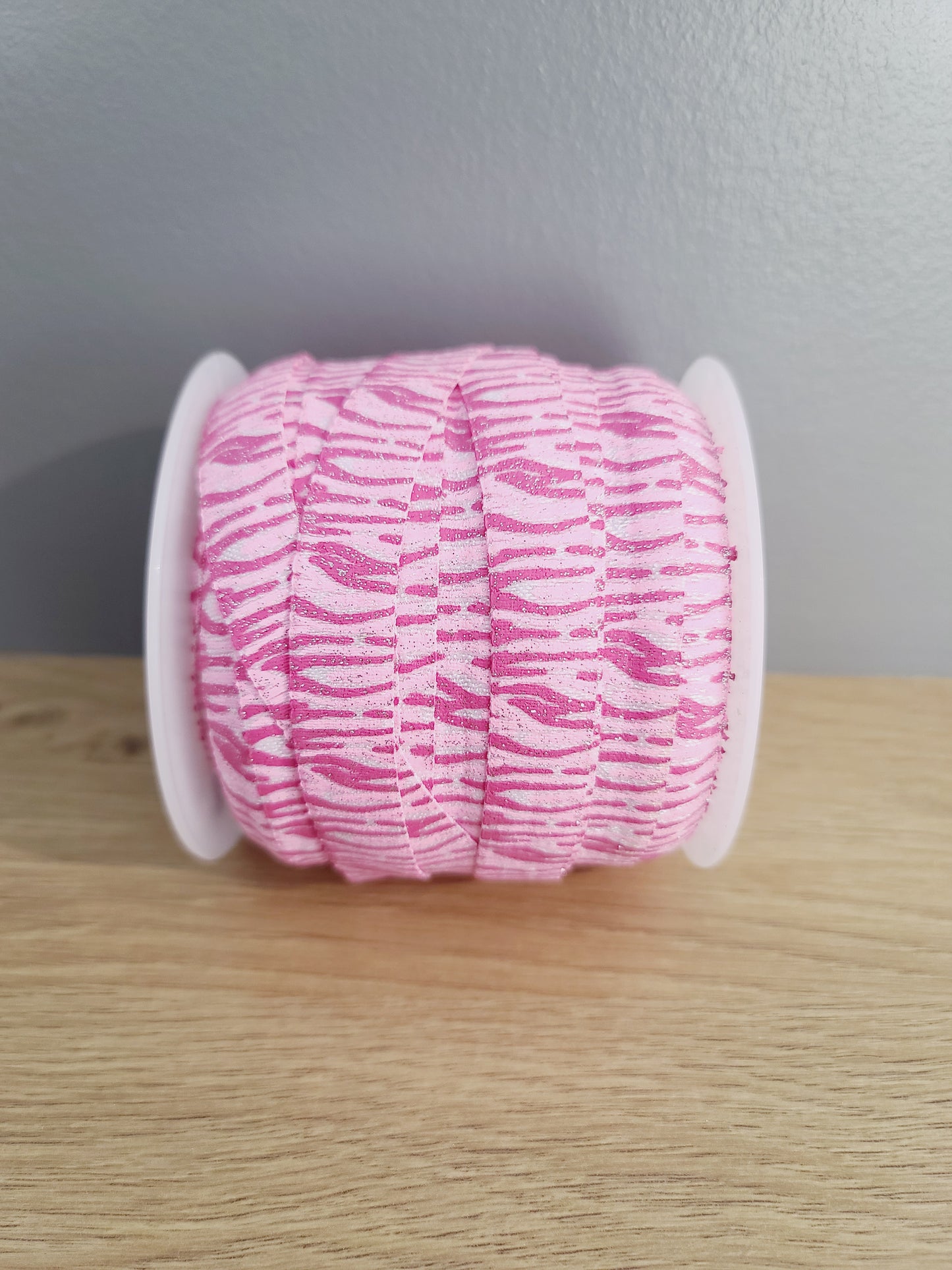 5/8" Animal Print Fold Over Elastic (sold by the yard)