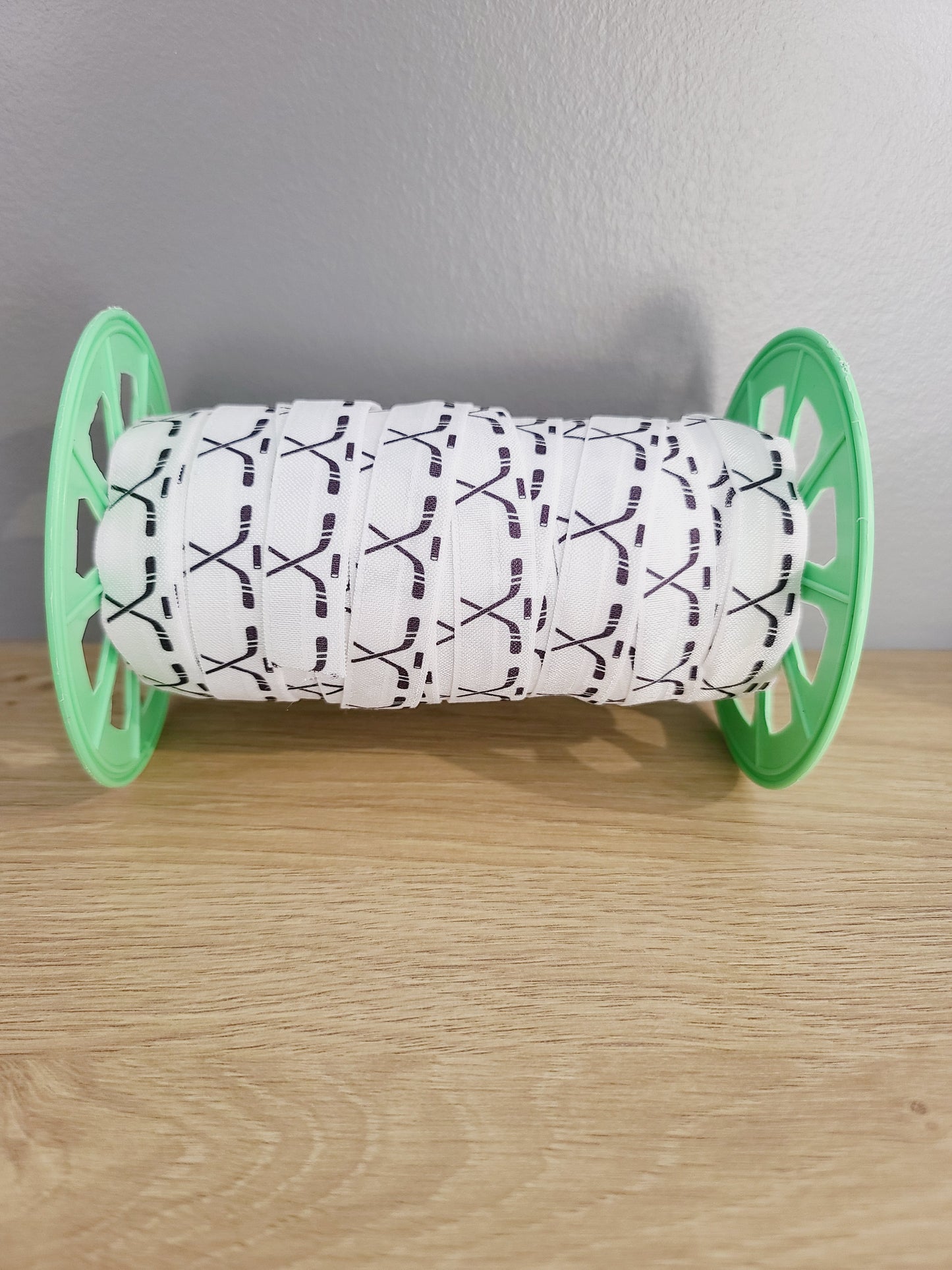 5/8" Sports Print Fold Over Elastic (sold by the yard)