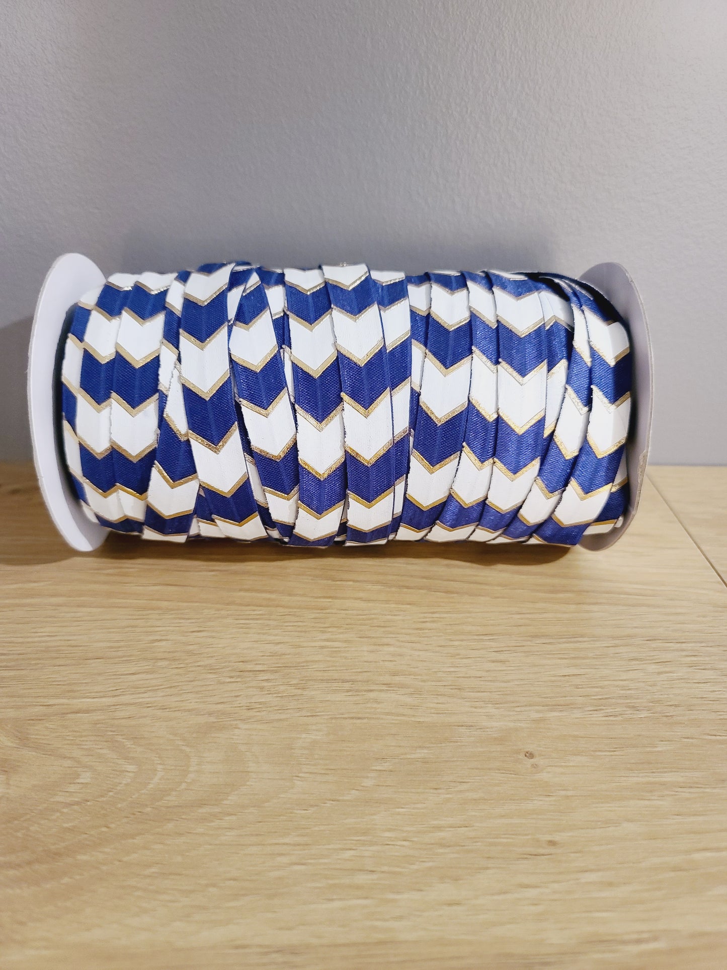 5/8" misc. FOIL (metallic) Fold Over Elastic (sold by the yard)