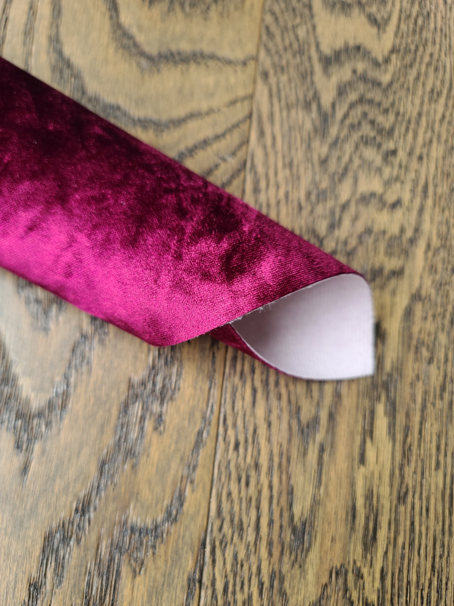 Crushed Velvet Faux Leather Sheets