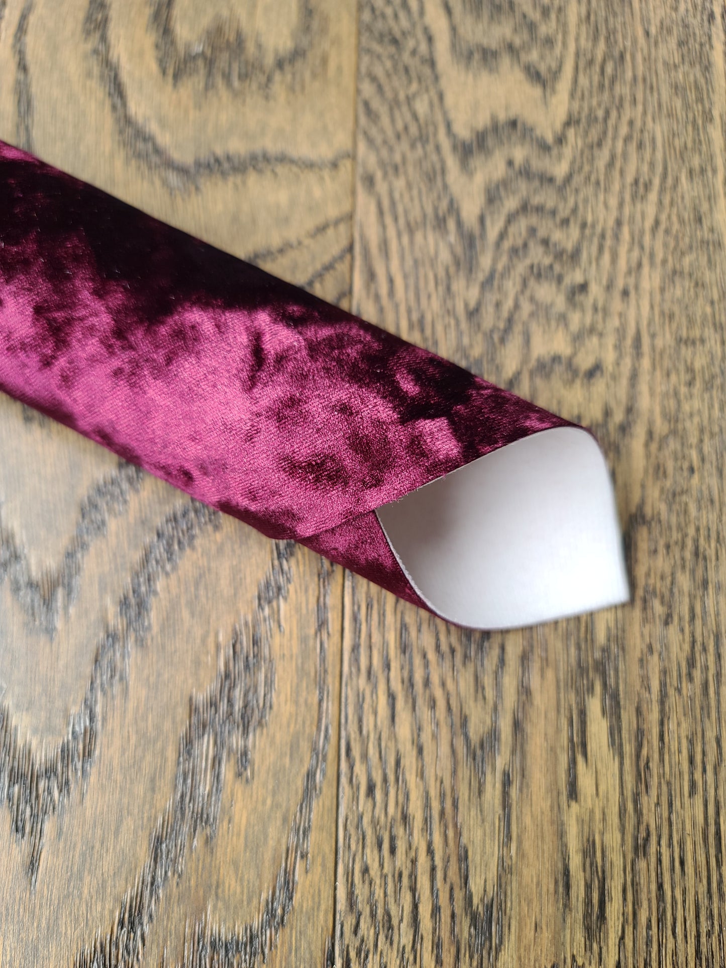 Crushed Velvet Faux Leather Sheets