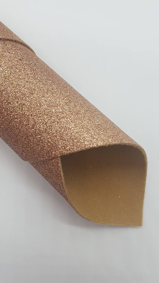 Fine Glitter Fabric Sheet (soft cotton backing)
