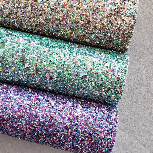 Chunky Glitter with soft cotton back