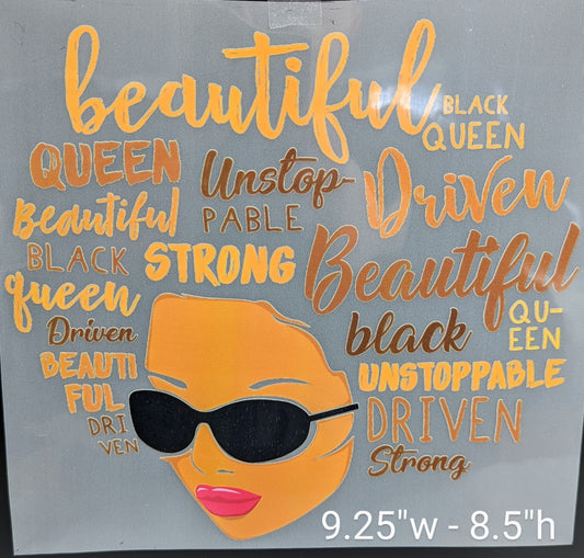 DTF Print - Beautiful Queen