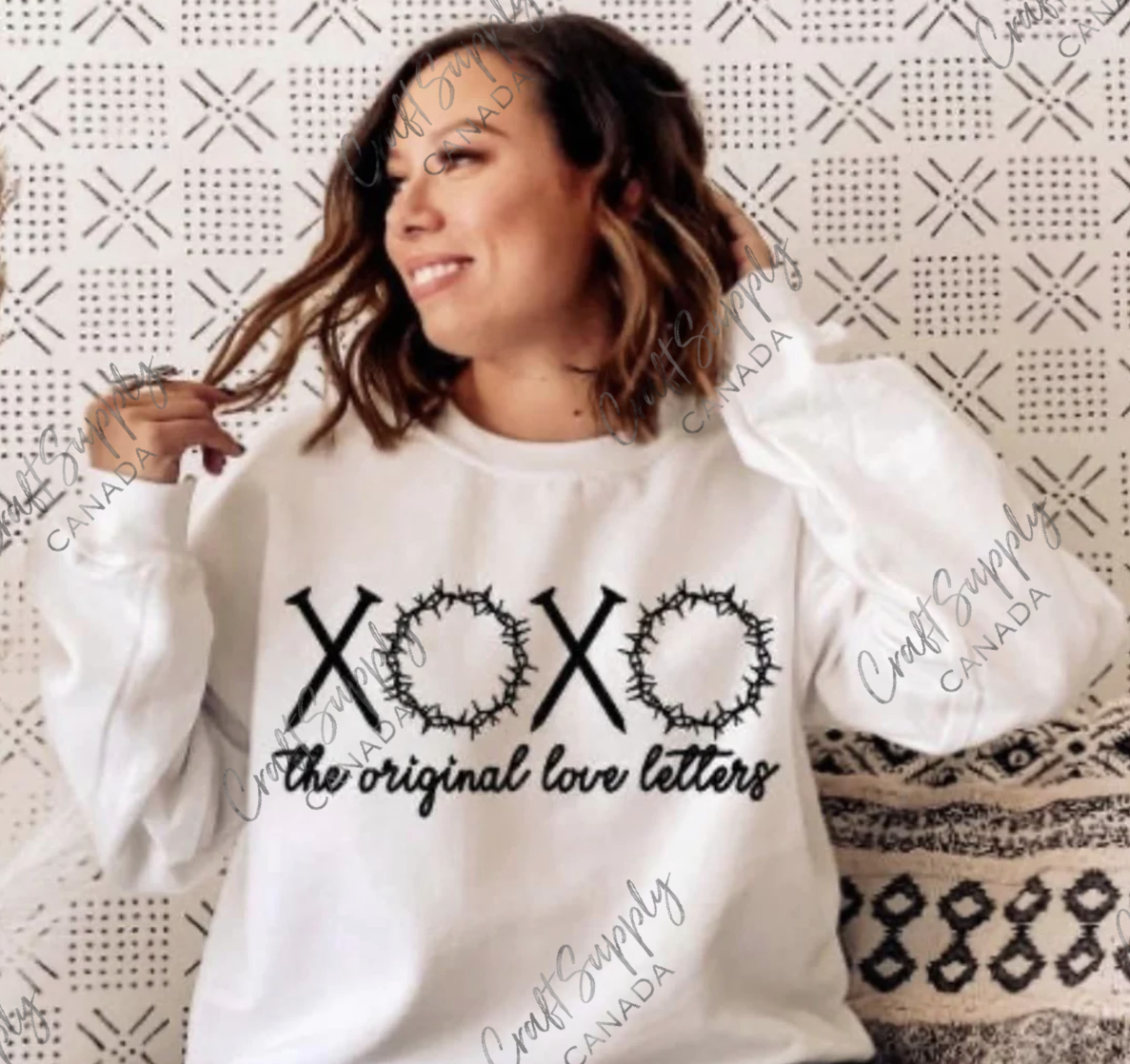 Screen Print - XOXO/Original Love Letters - Adult (see description for size and press info)