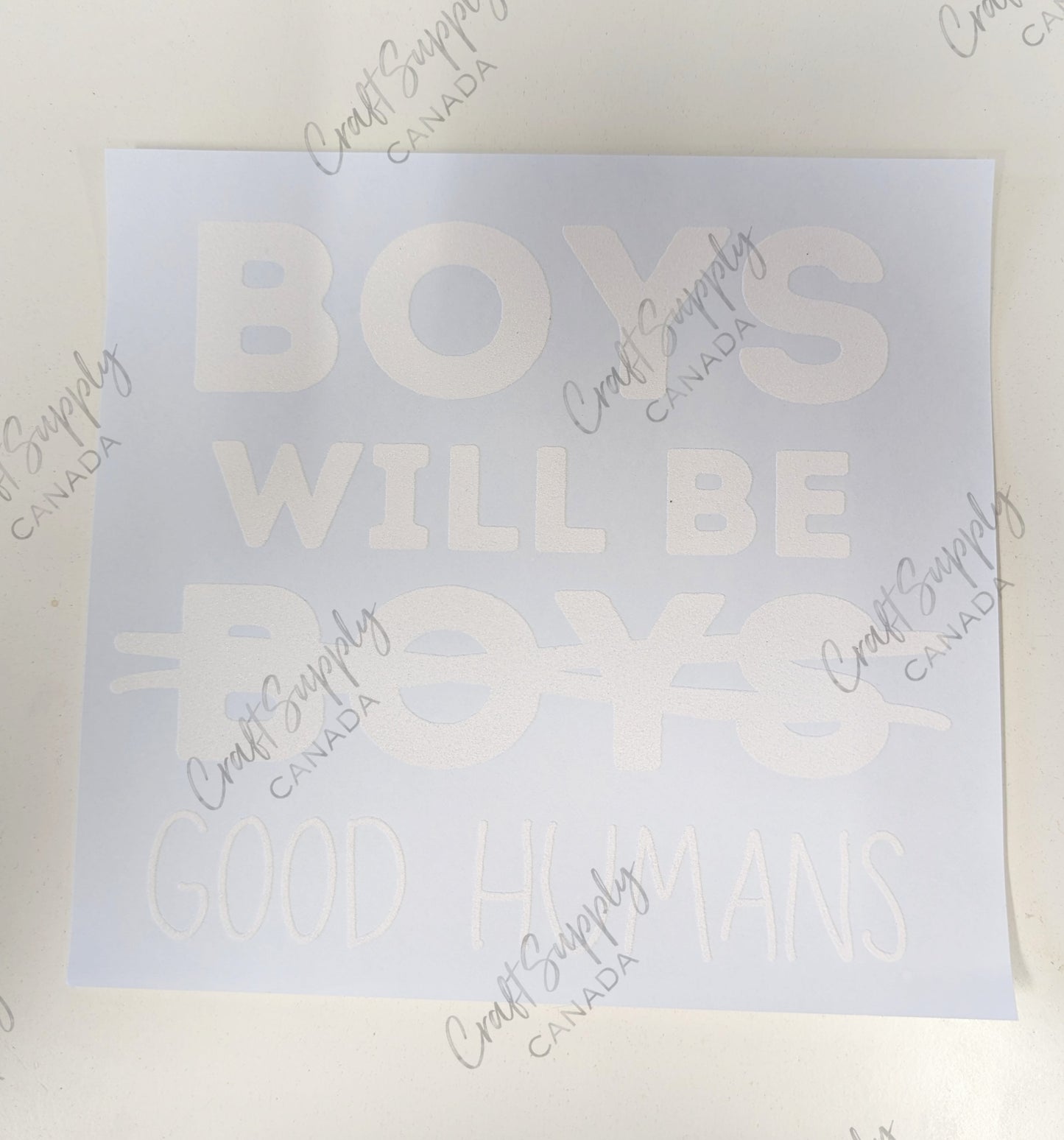 Screen Print - Boys Will Be Good Humans- Toddler (see description for size and press info)