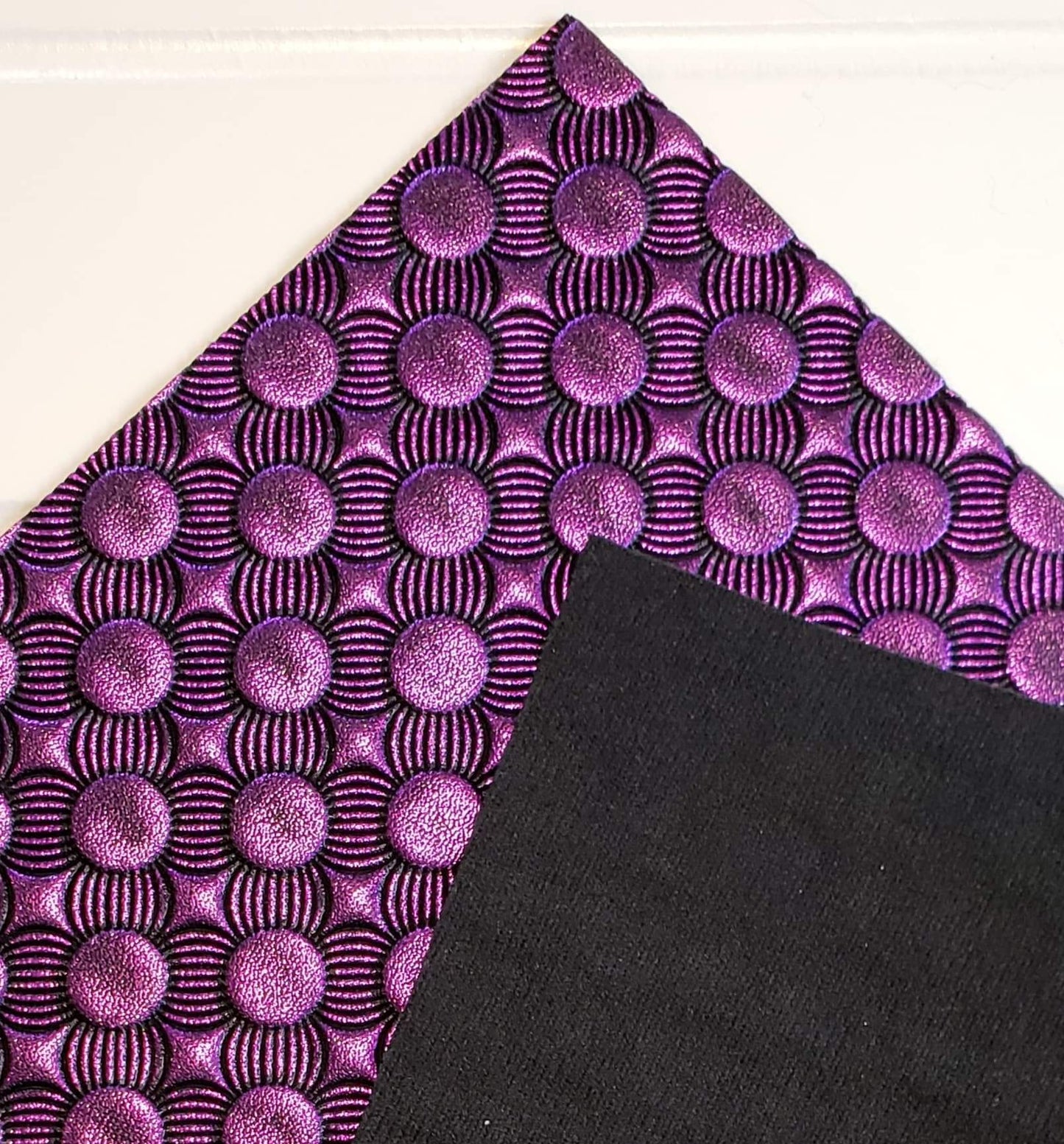 Textured Flower Design Fabric Sheet
